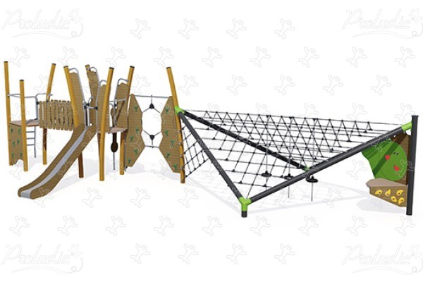 J57009-C® aree giochi giochi di equilibrio & di arrampicata kanopé immagine 3d