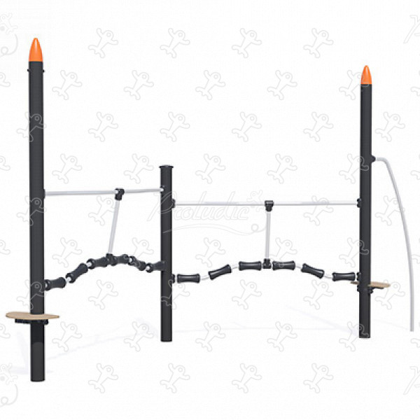 Percorso Tortuoso J5911® aree giochi acti’fun acti’ninja immagine 3d