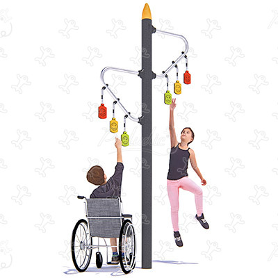 Salto in alto inclusivo J5928® aree giochi acti’fun acti’ninja immagine 3d