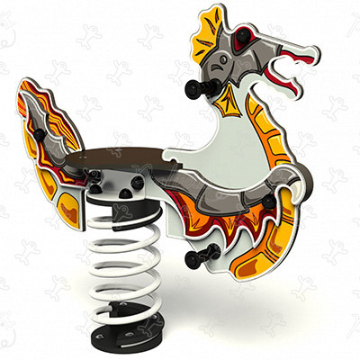 Draghetto J817-GM aree giochi grafic games finitura medievale immagine 3d