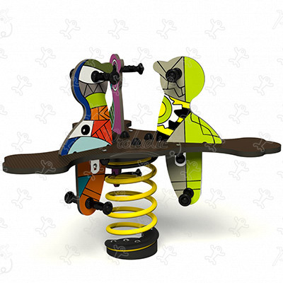 Pulcini J846-GE aree giochi grafic games finitura etnik immagine 3d