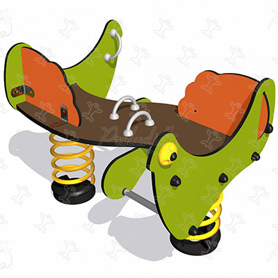 Faccia a faccia J858 aree giochi giochi dinamici giochi a molla immagine 3d