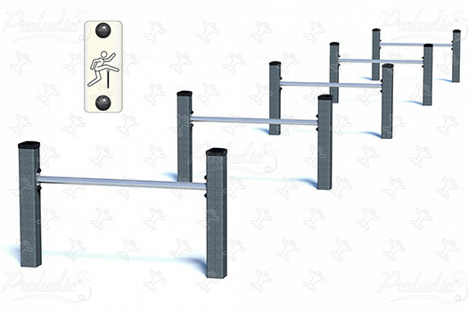 Junior Hurdle JPS12-J-M sport e fitness acti’fun acti’ninja immagine 3d