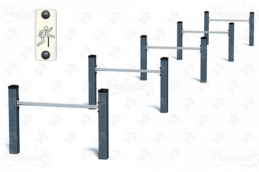 Senior Hurdles JPS12-S-M sport e fitness acti’fun acti’ninja immagine 3d