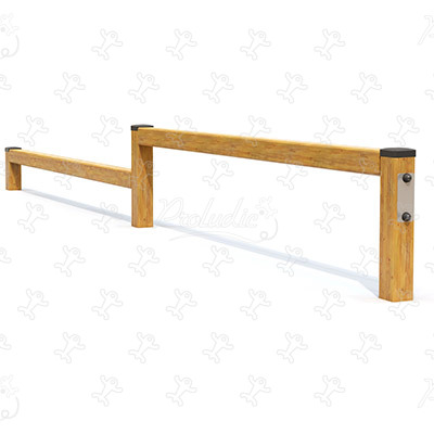 Timber Balance Beam JPS14 sport e fitness acti’fun percorso fitness immagine 3d