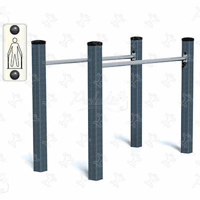 Senior Parallel Bars JPS15-S-M sport e fitness acti’fun acti’ninja immagine 3d