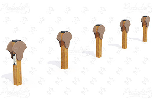 Junior Timber Leapfrog JPS16-J sport e fitness acti’fun percorso fitness immagine 3d