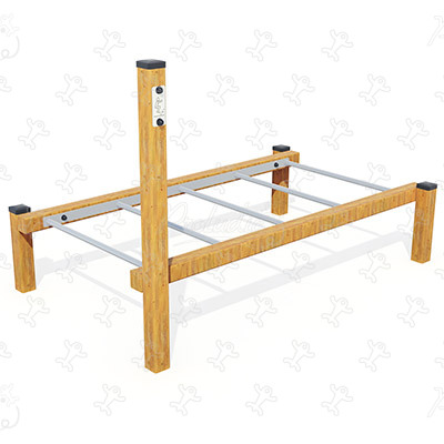 Senior Timber Jump Bars JPS20-S sport e fitness acti’fun percorso fitness immagine 3d