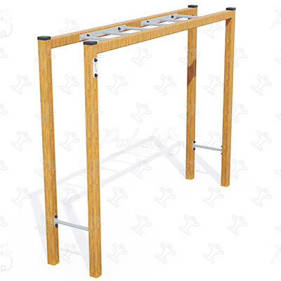 Senior Timber Monkey Bars JPS21-S sport e fitness acti’fun percorso fitness immagine 3d