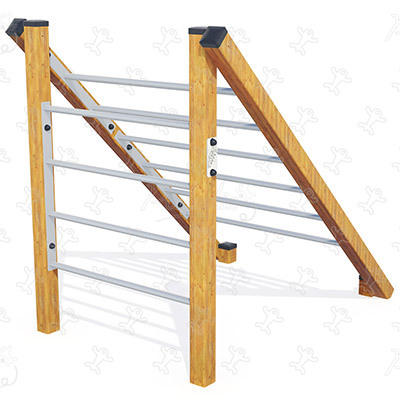 Timber Climbing Ladders JPS22 sport e fitness acti’fun percorso fitness immagine 3d