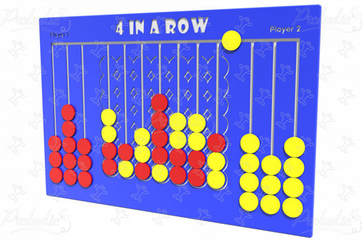 Four in a Row R34-FIROW3 aree giochi giochi educativi e sensoriali pannelli ludici & giochi sonori e musicali immagine 3d