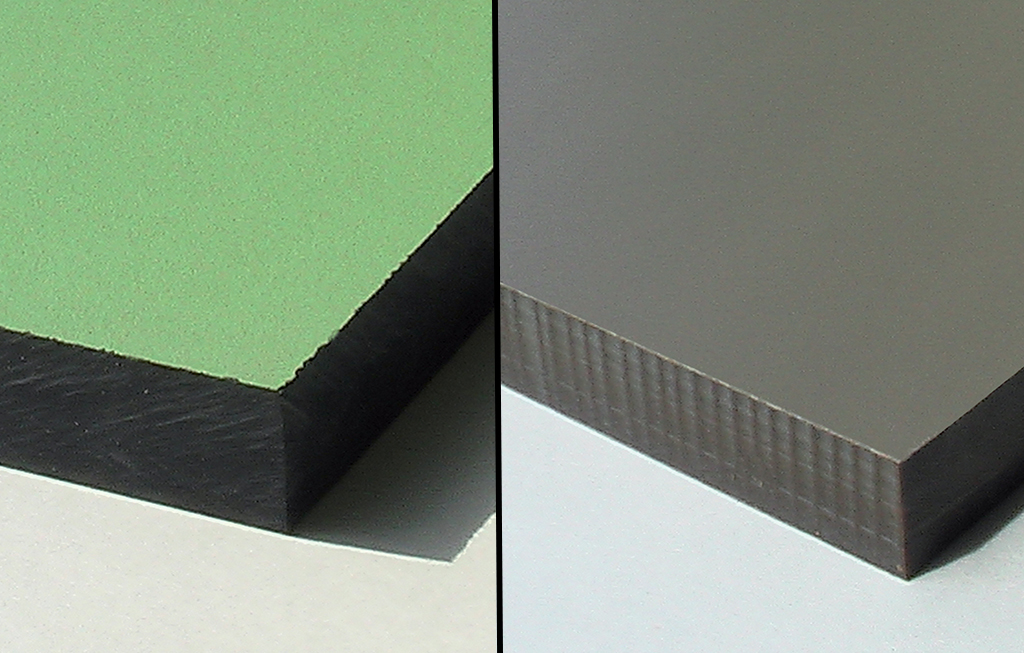 I pannelli colorati e gli scalini