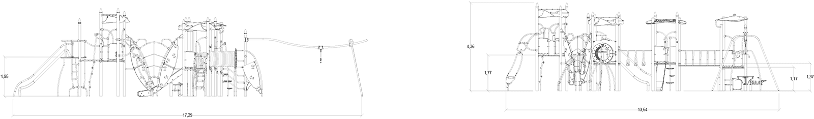 J45417 aree giochi giochi multifunzione biibox immagine vista laterale