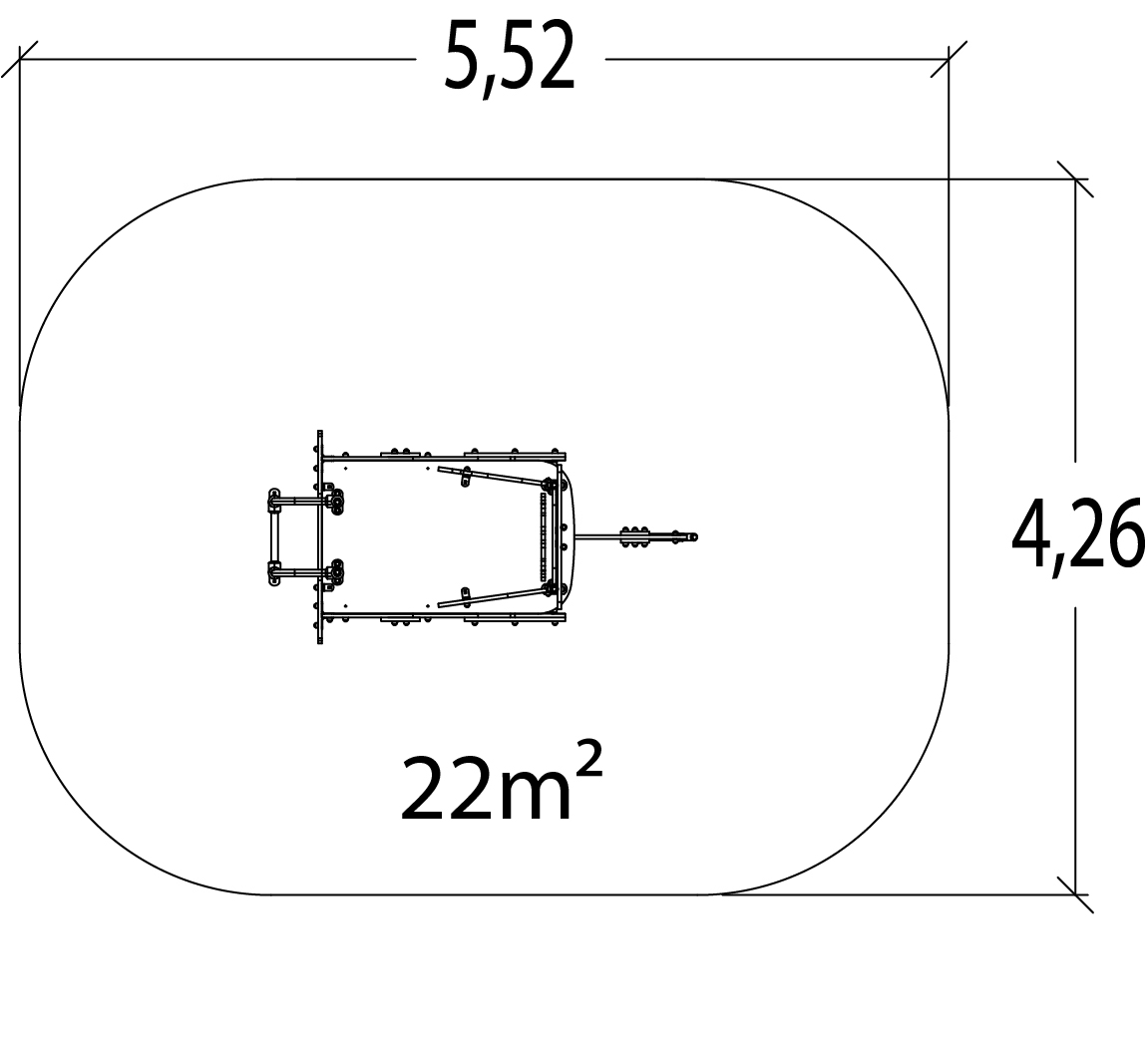 Calypso J2604 aree giochi giochi a tema aquatica immagine vista dall'alto