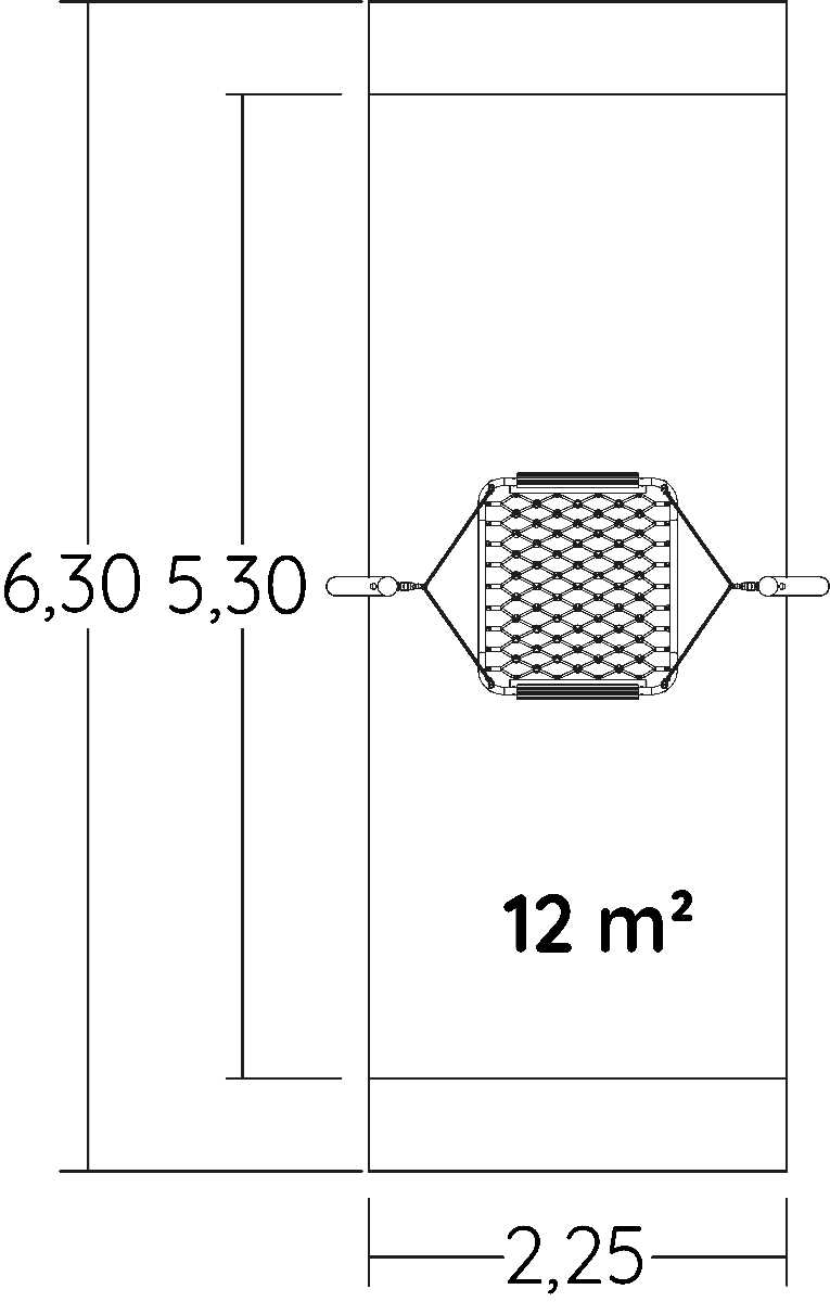 Intreccio Baby J443® aree giochi giochi classici altalene immagine vista dall'alto