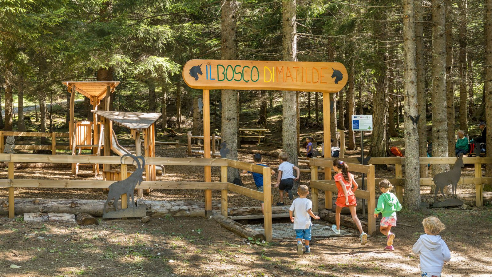 Il Bosco di Matilde a Varzo: un’area giochi in armonia con la natura grazie al legno naturale