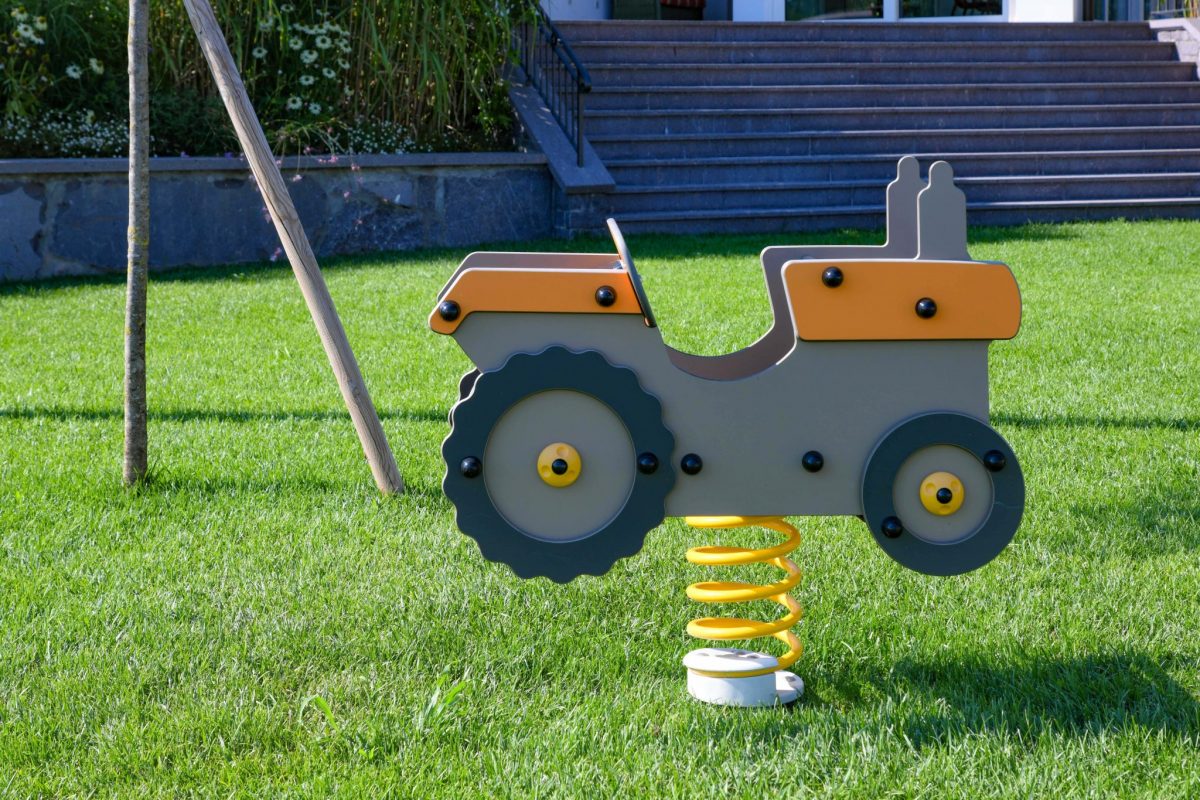 Pavimentazione naturale per area giochi outdoor