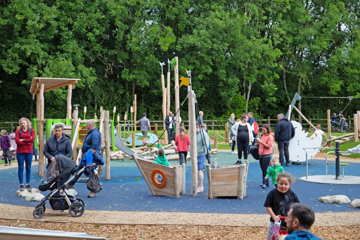 Vista d'insieme - Area giochi a tema natura - Pennington Park