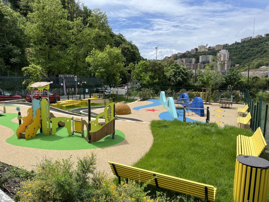 Oasi del Pioppo Bianco a Genova: un esempio di area giochi inclusiva e riqualificazione urbana